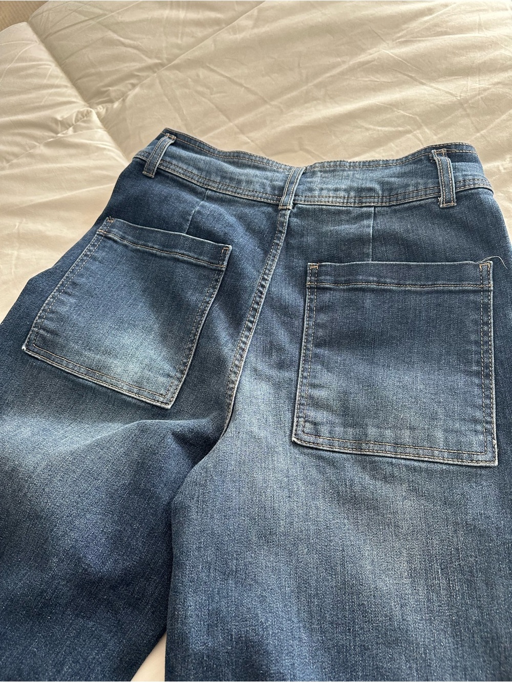 OAT New York Wide-Leg Jeans Raw Hem size 8/29 - Picture 8 of 10